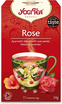HERBATKA ROSE BIO (17 x 2 g) - YOGI TEA