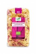 PŁATKI KUKURYDZIANE Z TRUSKAWKAMI BIO 250g