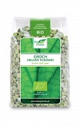 GROCH ZIELONY POŁÓWKI BIO 400g